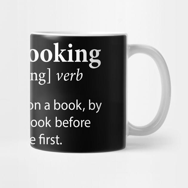 Doublebooking Funny Reading Book Lover by White Martian